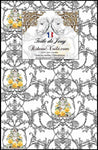 Textile Français ameublement mètre motif Toile de Jouy décoration motif oiseaux fleurs