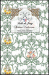 Boutique tissu ameublement Toile de Jouy motif oiseaux & fleur rideau tapisserie