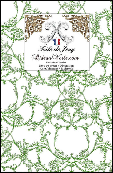 Boutique Toile de Jouy - maison - Fashion & Accessories vert floral ignifuge occultant