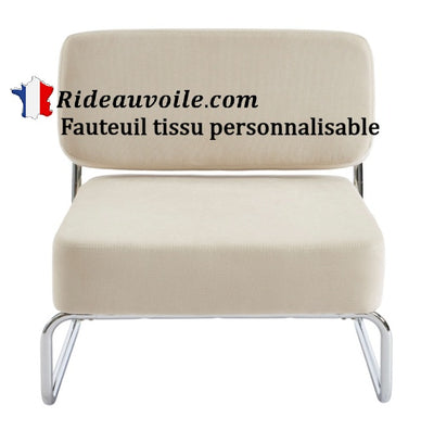 Fauteuil d'appoint personnalisé personnalisable Tissu housse confection sur mesure