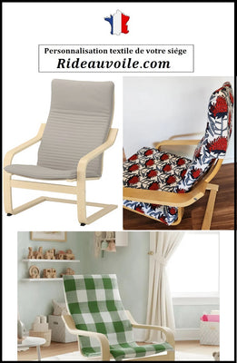 Structure fauteuil d'appoint personnalisable sur mesure confortable ignifuge mobilier