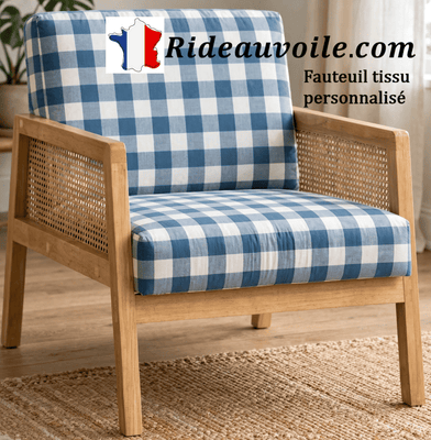 Chaise Rotin Coussins Fauteuil d'appoint Cannage Salon Chambre Terrasse Véranda