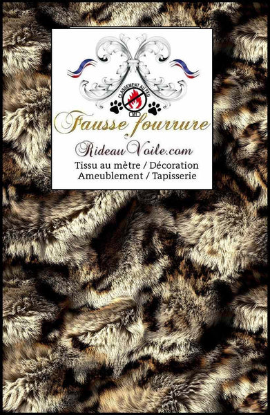 Tissu ameublement motif Fausse fourrure ignifuge architecte intérieur tapissier mural