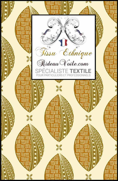 Tissu ameublement intérieur design africain contemporain motif ethnique mètre
