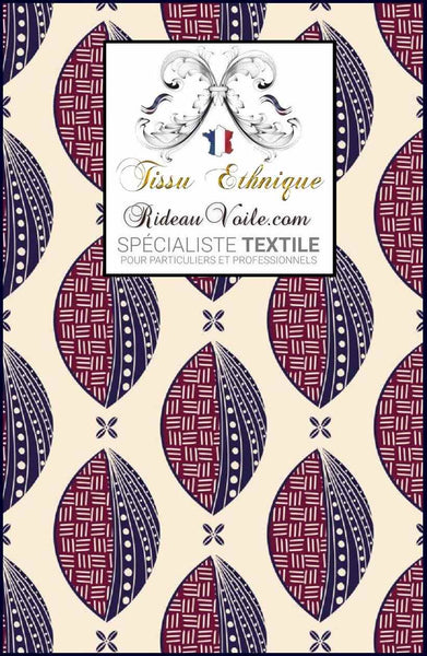 Style architecture designer intérieur Africain tissu ameublement ethnique mètre rideau