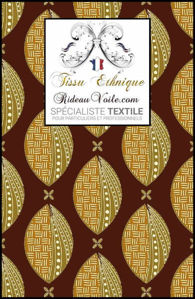 Tissu décoratif d'intérieur design texture africaine contemporain motif ethnique mètre