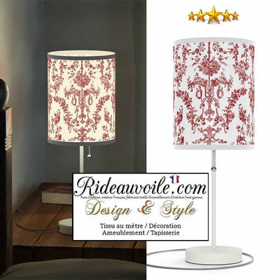 Architecture intérieur textile Baroque mètre Rococo imprimé florale couture rideau sur mesure rouge