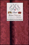 Tissu Jacquard Baroque Bordeaux ameublement Damasco satin mètre largeur 330cm