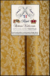 Tissu style Empire ameublement au mètre grande largeur Jacquard Or Baroque rideau