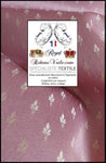 Tissu Paris haut gamme éditeur Jacquard Baroque Or Rose confection rideau