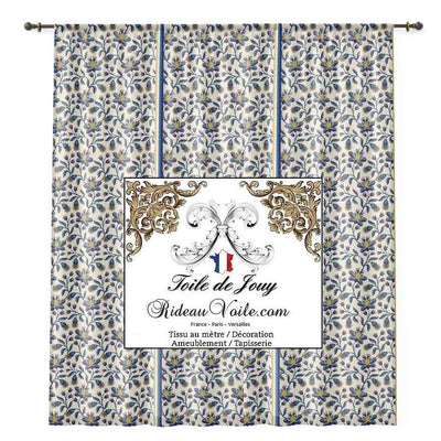 Tissu ameublement imprimé motif floral Toile de jouy Batik Sari Indien Paisley mètre rideau