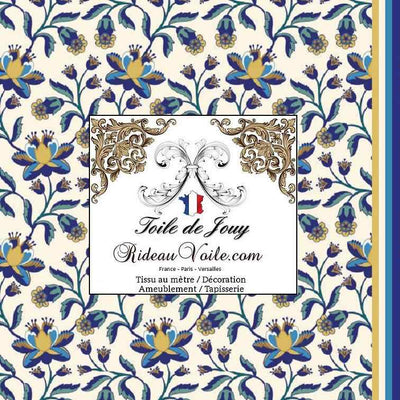 Tissu ameublement imprimé motif floral Toile de jouy Batik Sari Indien Paisley mètre rideau