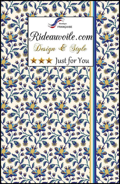 Tissu ameublement imprimé motif floral Toile de jouy Batik Sari Indien Paisley mètre