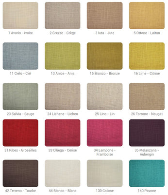 Tissu lin & chanvre ameublement haut gamme décoration tapisserie siège rideau