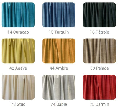 Tissu M1 🔥ameublement velours ignifuge grande largeur mètre rideau siège