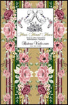 Tissu ancien imprimé floral vintage rayure verticale fleuri mètre motif rideau