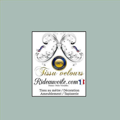 Tissu velours vert d'ameublement intérieur au mètre rideaux & tapisserie sièges