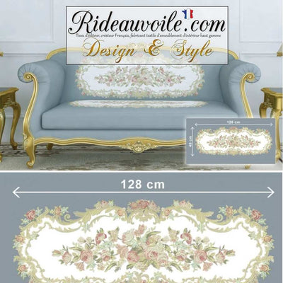Décoratrice architecte décorateur intérieur design Tissu velours bleu gris argent ameublement motif broderie bouquet fleurs ornement style Baroque mètre. Décoration art tapisserie décoratrice siège Paris Versailles, Bruxelles.