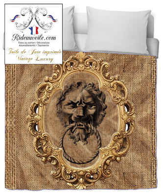 Rideauvoile tapissier décorateur Baroque Or éditeur textile tapisserie ameublement siège décoration ignifuge decoration intérieur décoratrice paris interior decor design black designers architect tapestry french fabrics American luxury editors #interiores #interiör burlap sack drapes cushioncover