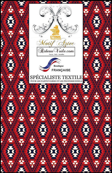 Décoration intérieur aztèque ignifuge tissu mètre ameublement Maya tapisserie motif ethnique Mexicain rideau occultant motif latina couette tapisserie pattern Mexique. Best decor home Mexican fashion Aztec tribal fabrics tapestry upholstery meter drapes curtain armchair.