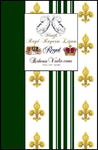 Tissu vert Empire motif Fleurs de Lys Or rayures mètre liturgique Ornement rayé imprimé rideaux ameublement tapisserie ignifugé occultant, voilage, couette, Muster Streifen. Striped curtain fabric upholstery tapestry. Tessuto stile Direttorio Empire impero stoffe. Raidallinen verhokangas.