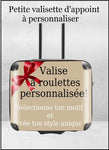 VALISETTE valise voyage cabine personnalisable motif personnalisé design personnaliser sur mesure
