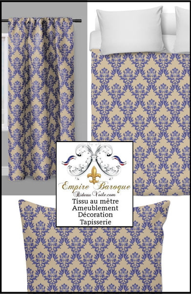 Tissu ameublement au mètre Baroque rideau housse couette décoration
