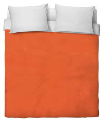 Tissu ameublement décoration tapisserie uni au mètre rideau couette coussin orange paprika