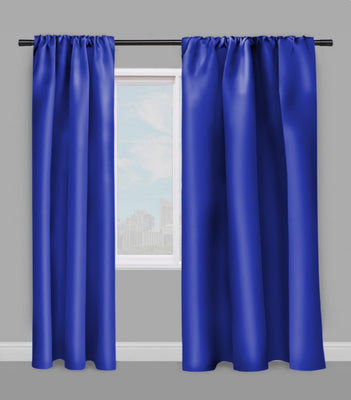 Tissu déco rideau tapisserie déperlant au mètre water repellence fabric meter bleu roi blue