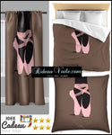 Motif tissu imprimé danseuse étoile classique ballet rideau coussin housse couette