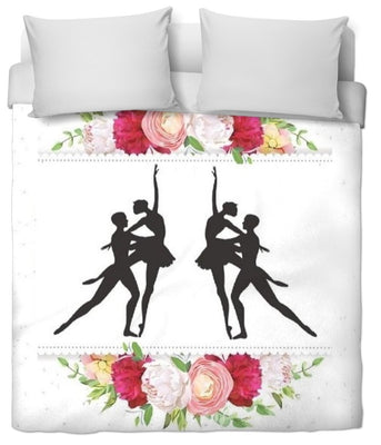 Tissu au mètre motif danseur ballerina ballerine rideau couette