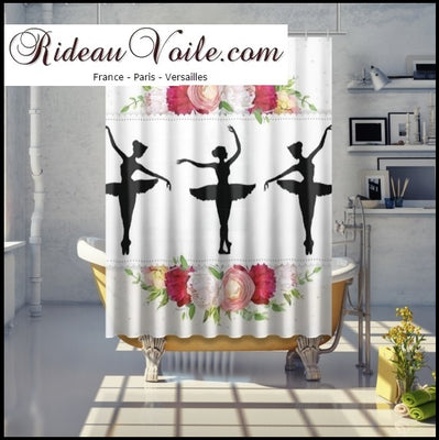 Tissu au mètre motif danseuse étoile ballerine rideau couette