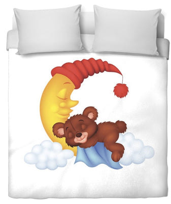 Boutique tissu bébé enfant motif ourson Teddy ours au mètre