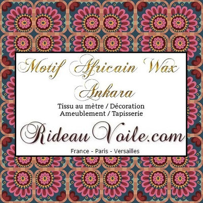 Rideau couette siège tissu style Africain Ankara pagne Wax au mètre