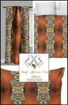 Rideau couette tissu fleur style Africain Ankara pagne Wax au mètre