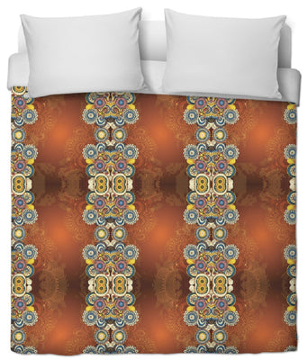 Rideau couette tissu fleur style Africain Ankara pagne Wax au mètre