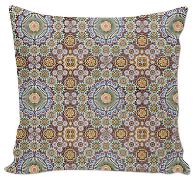 Tissu oriental ameublement au mètre rideau déco motif Arabe Maroc Mosaïque