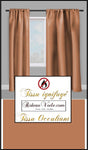 Boutique tissu occultant brun marron ignifugé au mètre rideau coussin