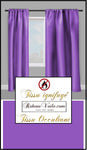 Tissu non feu occultant tissé violet ignifugé au mètre rideau coussin