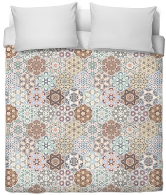 Tissu ameublement déco ornement marocain au mètre rideau couette tapisserie