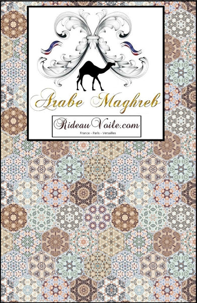 Tissu ameublement mètre tesselle oriental motif zellige Arabe rideau couette tapisserie Maghreb orientale pattern Arabic fabric upholstery meter curtain drapes tapestry نمط الديكور مغاربي الشرقية النسيج العربي تأثيث متر الستار غطاء لحاف نسيج المغرب زخرفة الشرقية. Tenda tessuto tende motivo arabo