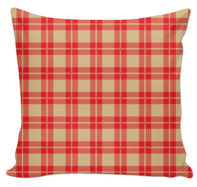 Tartan écossais tissu motif carreaux rouge au mètre rideau tapisserie