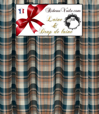 Tissu plaid carreaux écossais drap de Laine tartan au mètre rideau