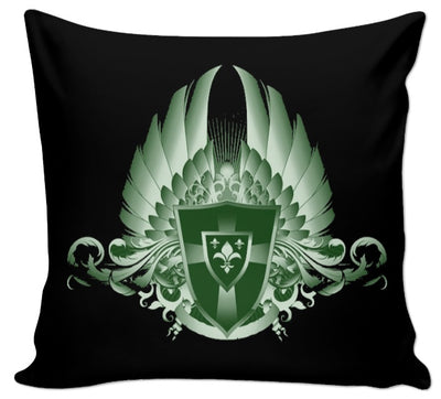 Rideau Armoiries fleur de lys étoffes au mètre déco style Empire vert