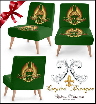 Tapisserie Armoiries fleur de lys tissus au mètre fauteuil rideau style Empire