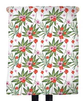 Tissu ameublement au mètre motif fleur fleuri rideau voilage tapisserie siège