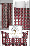 Tissu décoration motif Africain Ankara Wax au mètre rideau couette