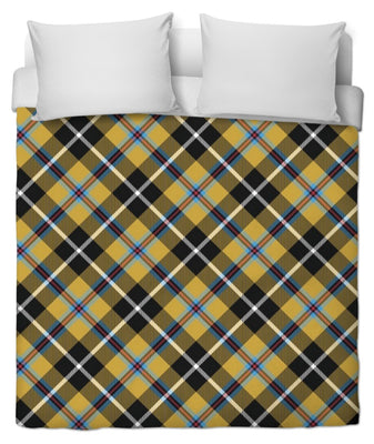 Tissu motif écossais tartan carreaux jaune au mètre rideau tapisserie