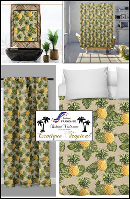 Kit couture sac cabas motif palme jungle