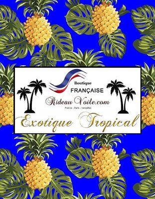 Tropical Exotique fruit ananas sur rideau couette coussin floral